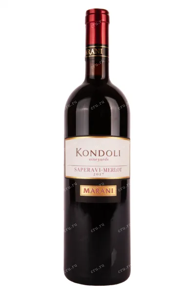 Вино Marani Kondoli Saperavi-Merlo 2017 0.75 л