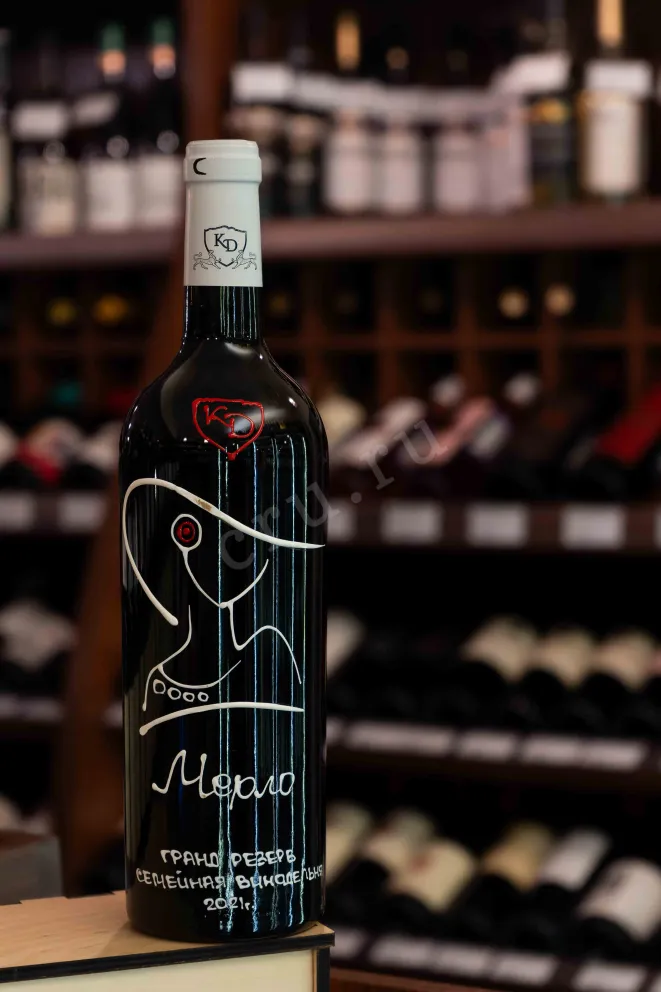 В магазине Крю Профи Konstatntin Dzitoev Merlot Grand Reserve 2021 0.75 л