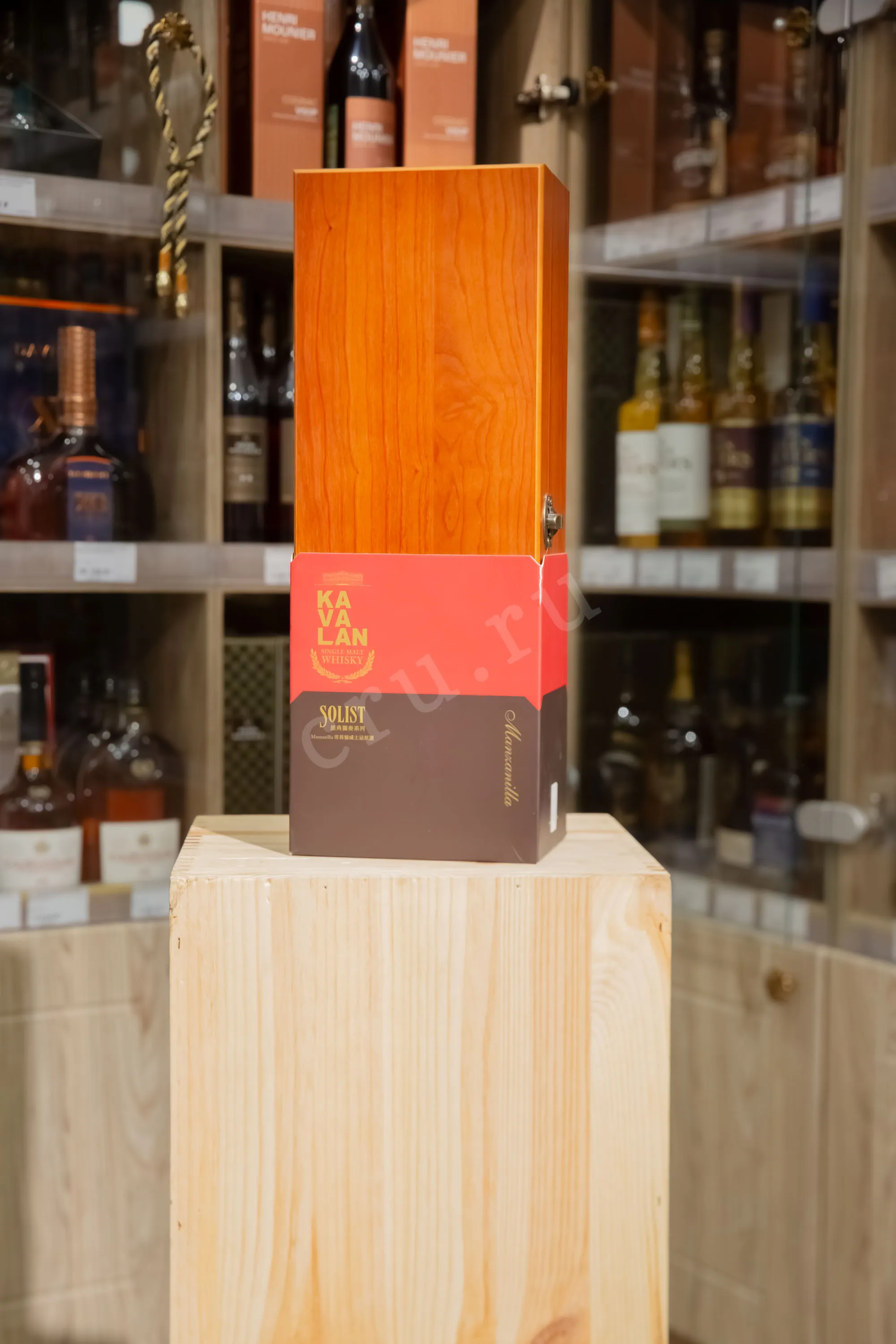 Kavalan Solist Manzanilla Single Cask wooden box 0.75 л купить