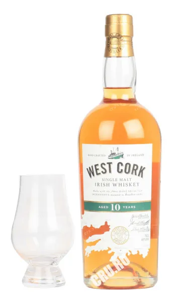 Виски West Cork 10 years  0.7 л