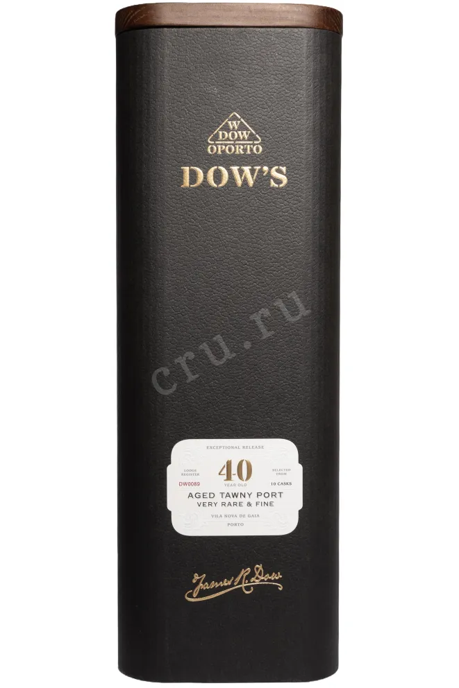 Подарочная коробка Dows 40 years Tawny 1983 0.75 л