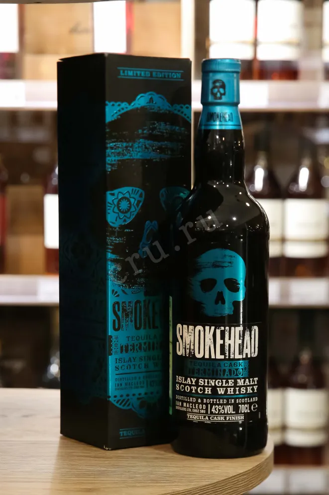 В магазине Крю Профи Smokehead Terminado Tequila Cask in gift box 0.7 л