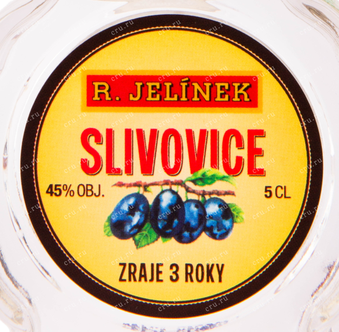 Дистиллят R. Jelinek Slivovice 3 years  0.05 л