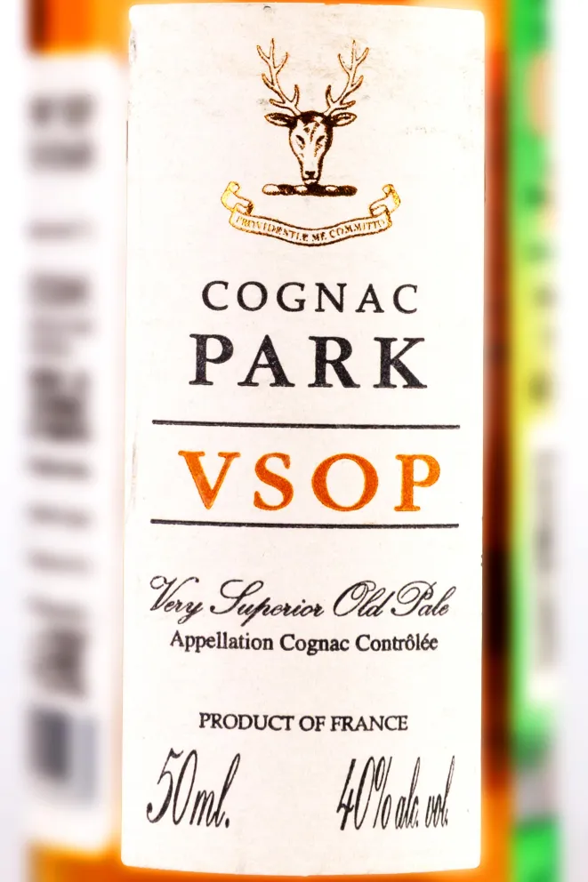 Этикетка Park VSOP 0.05 л