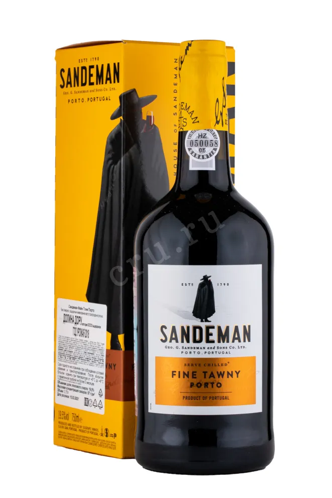 Портвейн Sandeman Fine Tawny 2018 0.75 л