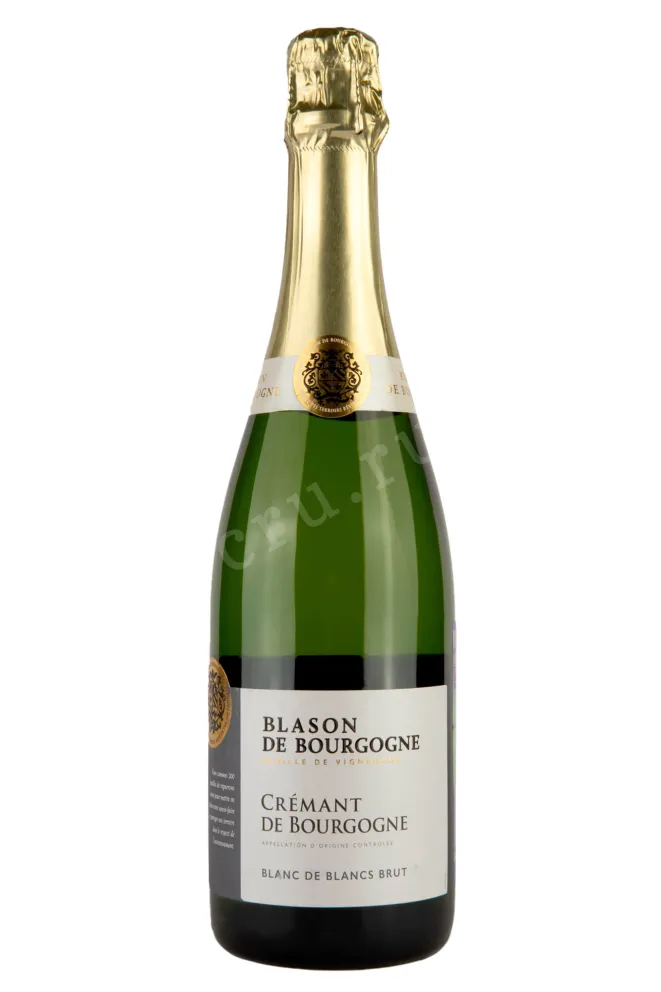 Игристое вино Blason de Bourgogne Blanc de Blancs Cremant de Bourgogne Brut 2021 0.75 л