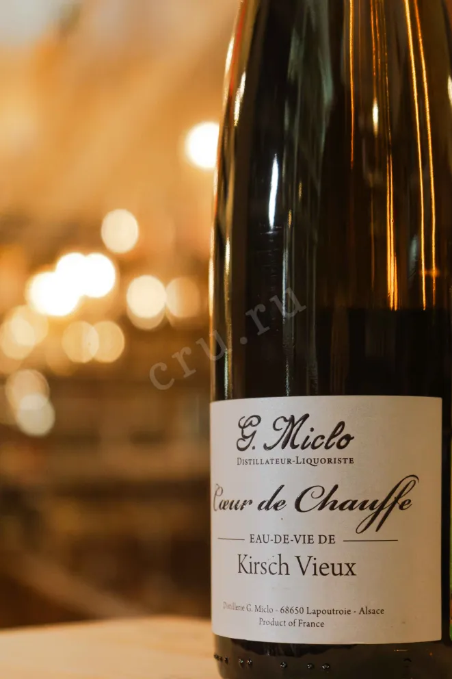 В магазине Крю Профи G.Miclo Coeur de Chauffe Kirsch Vieux 0.7 л
