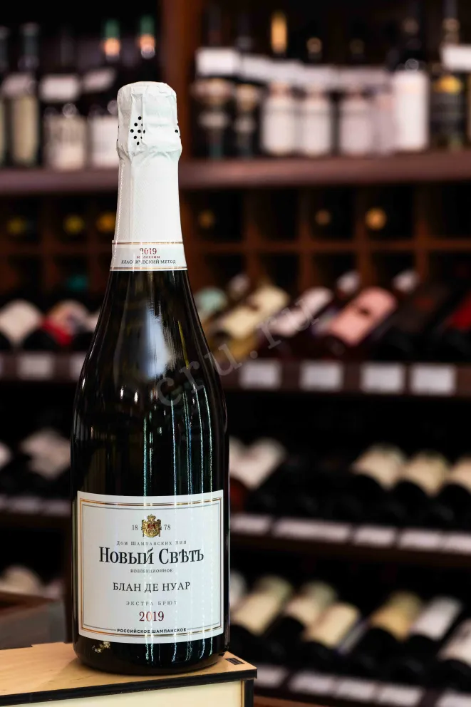 В магазине Крю Профи Novy Svet Blanc de Noirs Extra Brut 2019 0.75 л