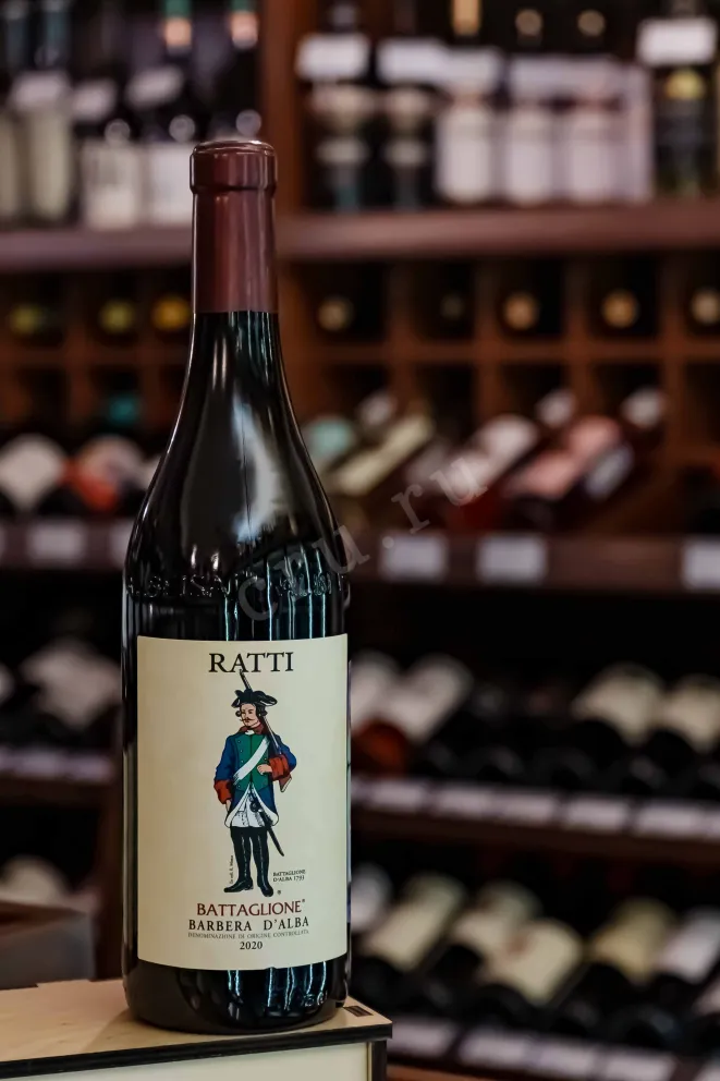 В магазине Крю Профи Renato Ratti Battaglione Barbera d'Alba Red Dry DOC 2022 0.75 л