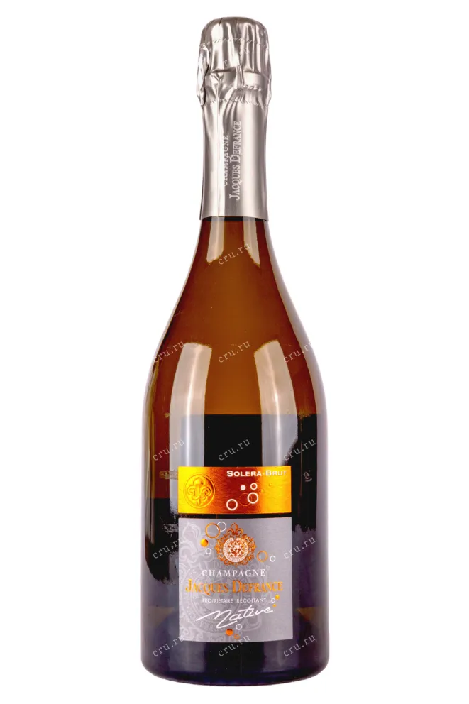 Шампанское  Jacques Defrance Solera-Brut-native 2009 0.75 л