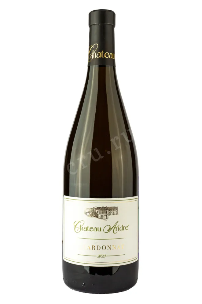 Вино Шато Андре Шардоне Сухое Белое 2023 0.75 л
