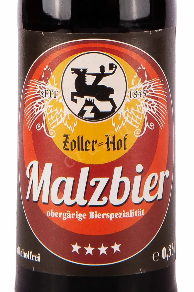 Этикетка Zoller-Hof Malzbier 0.33 л