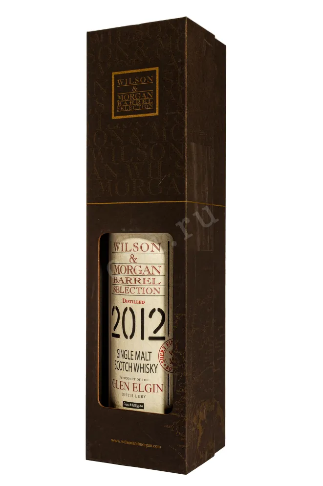 Подарочная коробка Wilson & Morgan Barrel Selection Glen Elgin Sherry Finish in gift box 0.7 л