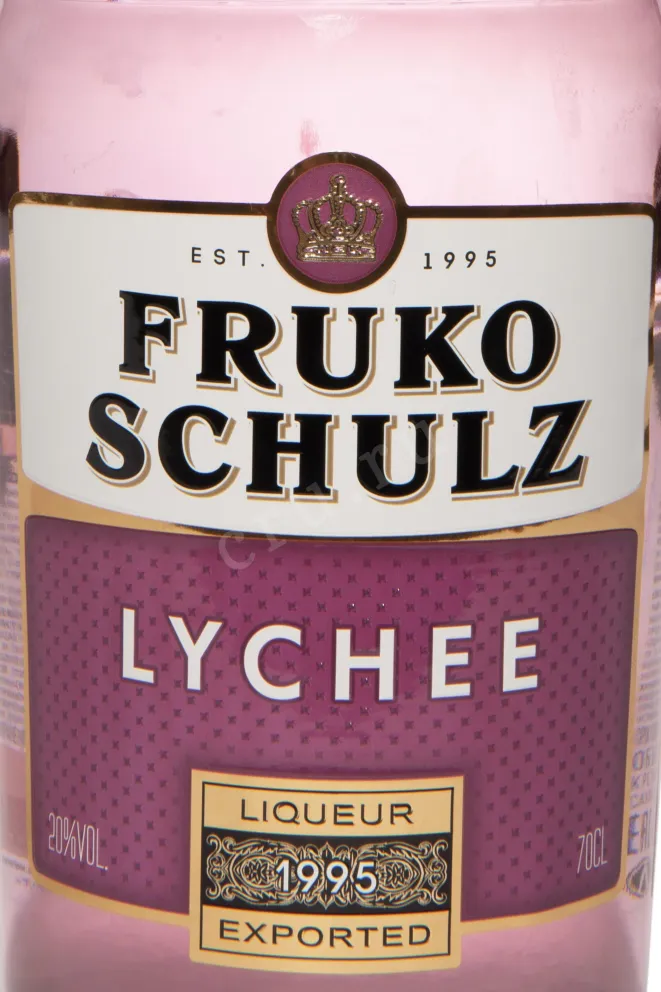 Этикетка Fruko Schulz Lychee 0.7 л