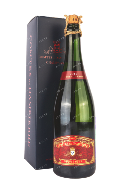 Шампанское Comtes de Dampierre Blanc de Blanc in giftbox 2012 0.75 л