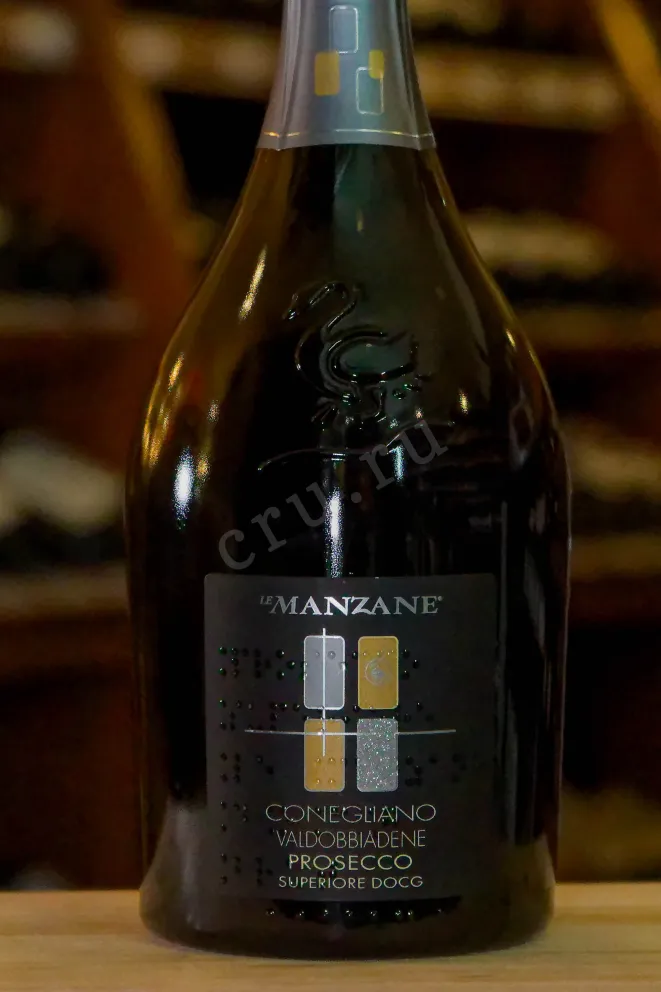 В магазине Крю Профи Le Manzane Prosecco Superiore Conegliano Valdobbiadene 2023 0.75 л