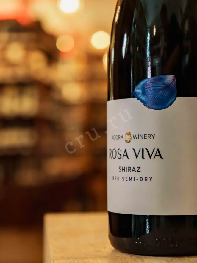 В магазине Крю Профи Agora Rosa Viva Shiraz Red Semi-Dry 2024 0.75 л