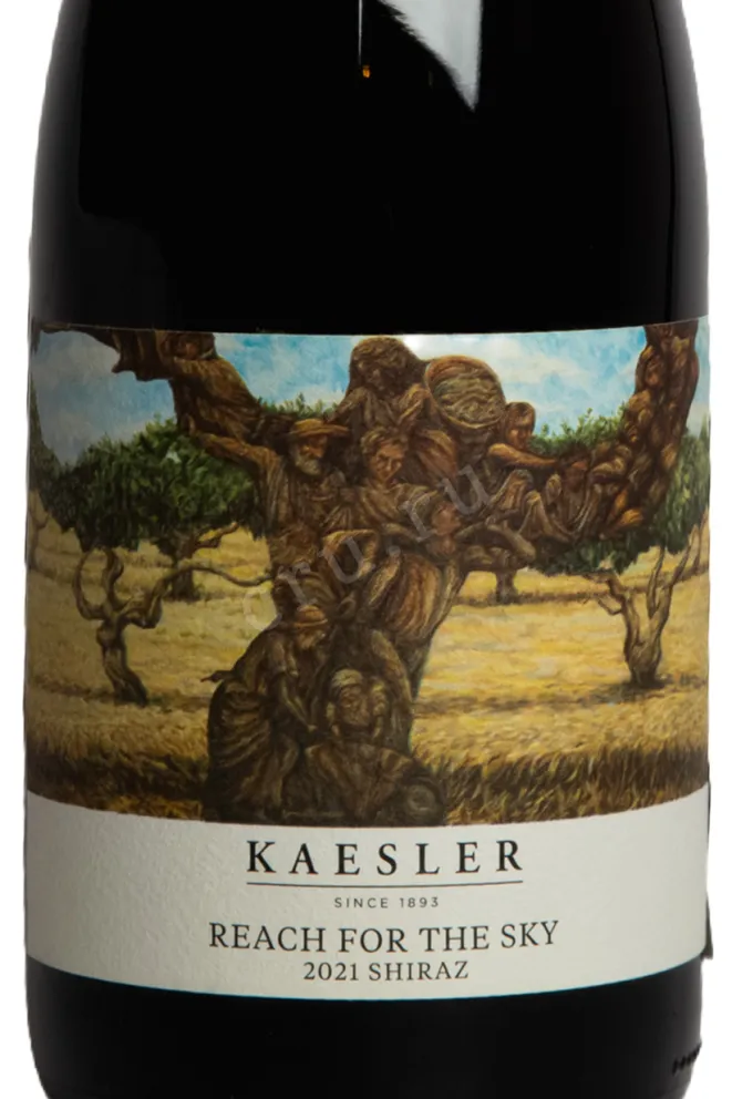 Этикетка Kaesler Reach For The Sky Shiraz 2021 0.75 л