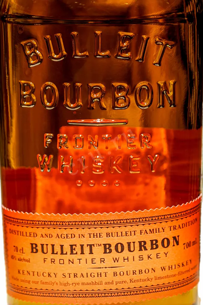 Этикетка Bulleit Bourbon Frontier 0.7 л
