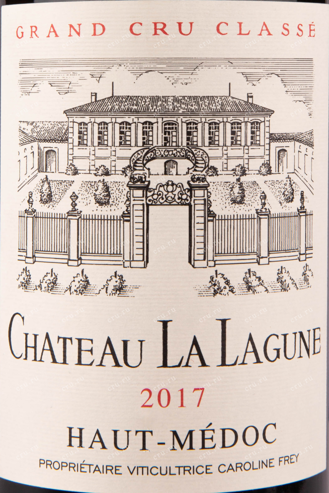 Этикетка вина Chateau La Lagune Haut-Medoc Grand Cru Classe 2017 0.75 л