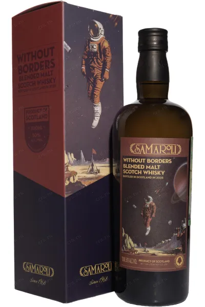 Виски Samaroli Without Borders Gagarin Limited Edition in gift box  0.7 л