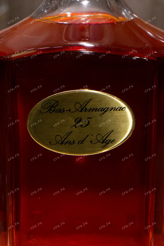 Этикетка Baron de Sigognac 25 Аns d'Аge in gift box 0.7 л