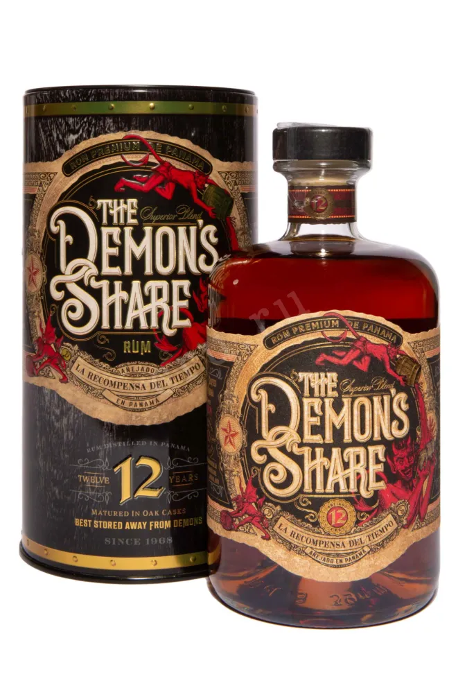 Ром Demon's Share 12 years in tube  0.7 л