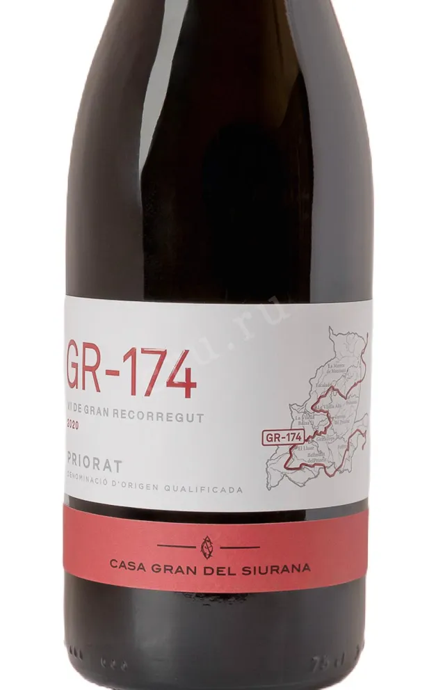 Этикетка Casa Gran del Siurana GR-174 Priorat 2020 0.75 л