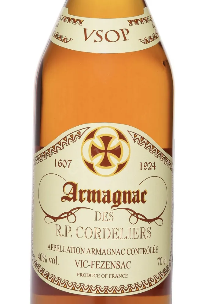 Этикетка Vieil des R.P.Cordeliers VSOP 2016 0.7 л