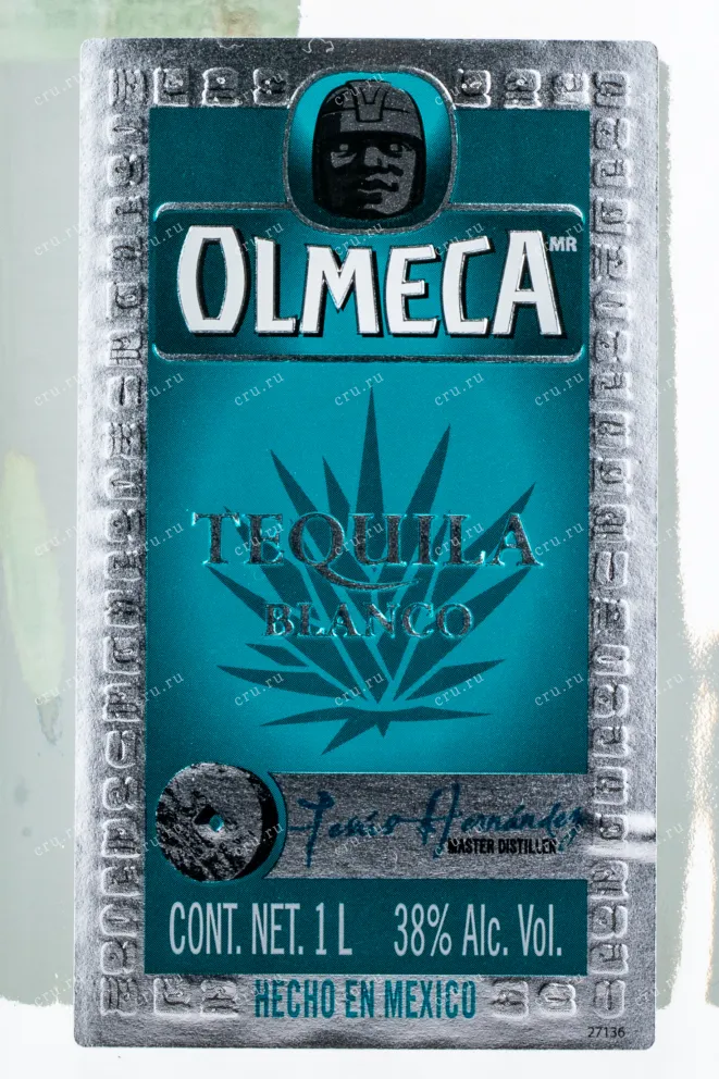 Текила Olmeca Blanco  1 л