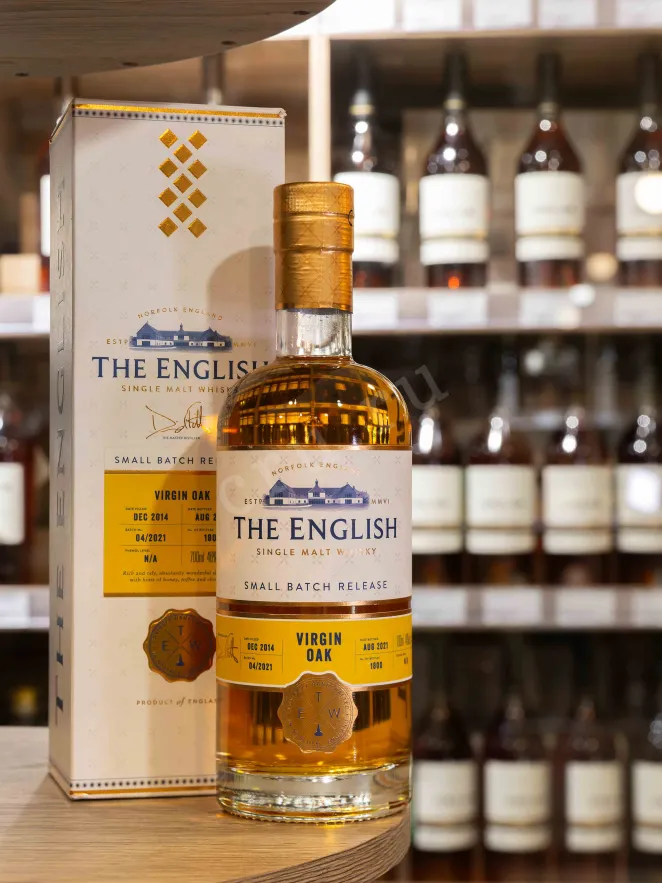 В магазине Крю Профи English Whisky Small Batch Release Virgin Oak gift box 0.7 л