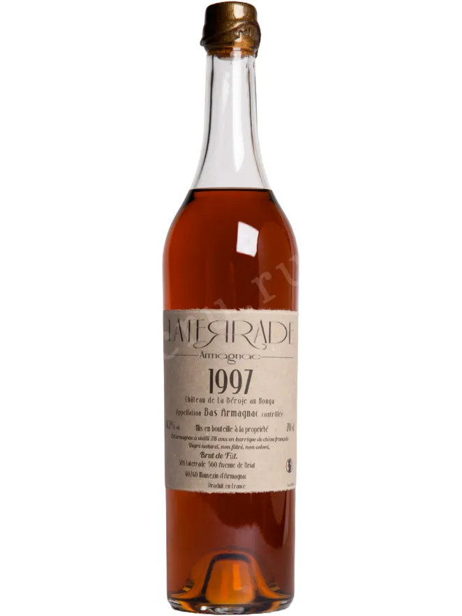 Арманьяк Laterrade Chateau de La Beroje Bas Armagnac 1997 0.7 л
