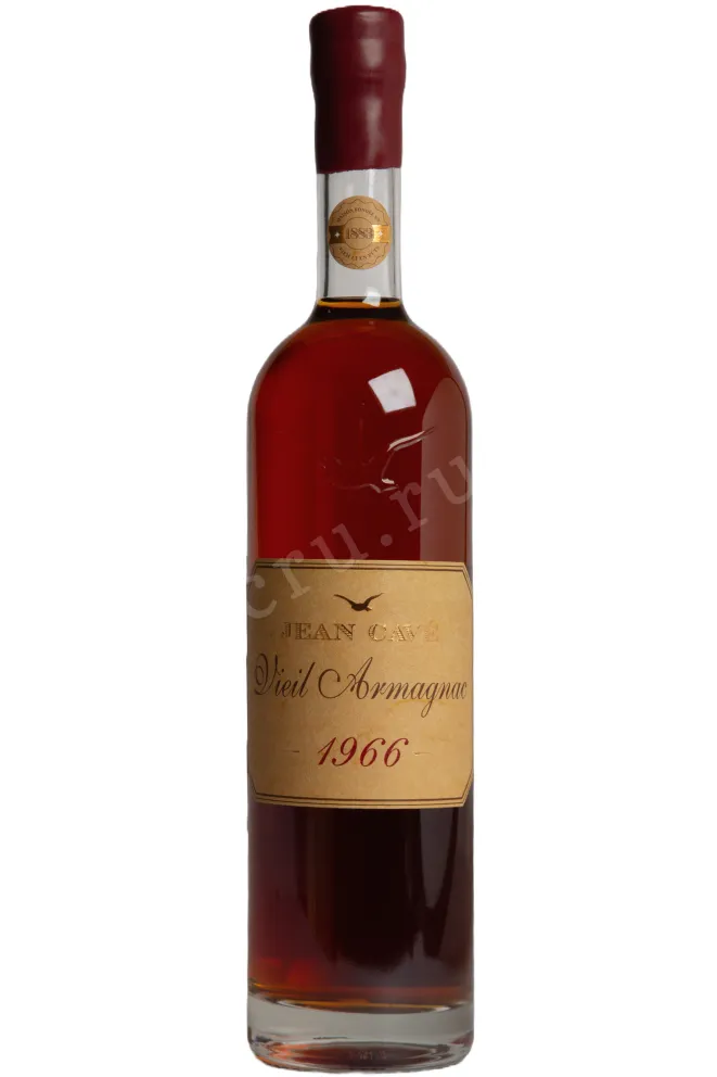 Бутылка Jean Cave Vieil Armagnac 1966 AOC wooden box 1966 0.7 л