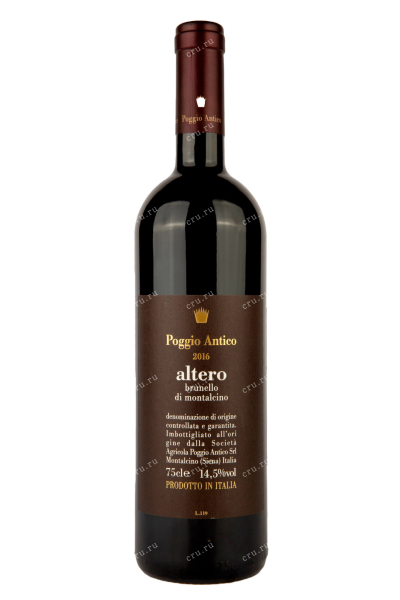 Вино Poggio Antico Altero Brunello di Montalcino Reserva 2016 0.75 л