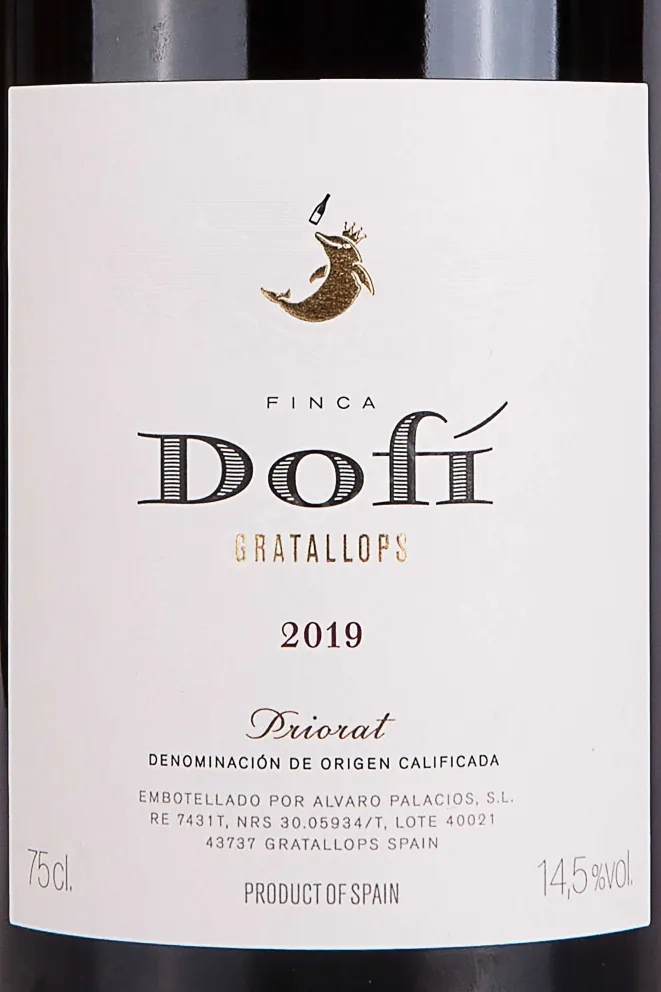 Этикетка Alvaro Palacios Finca Dofi 2019 0.75 л