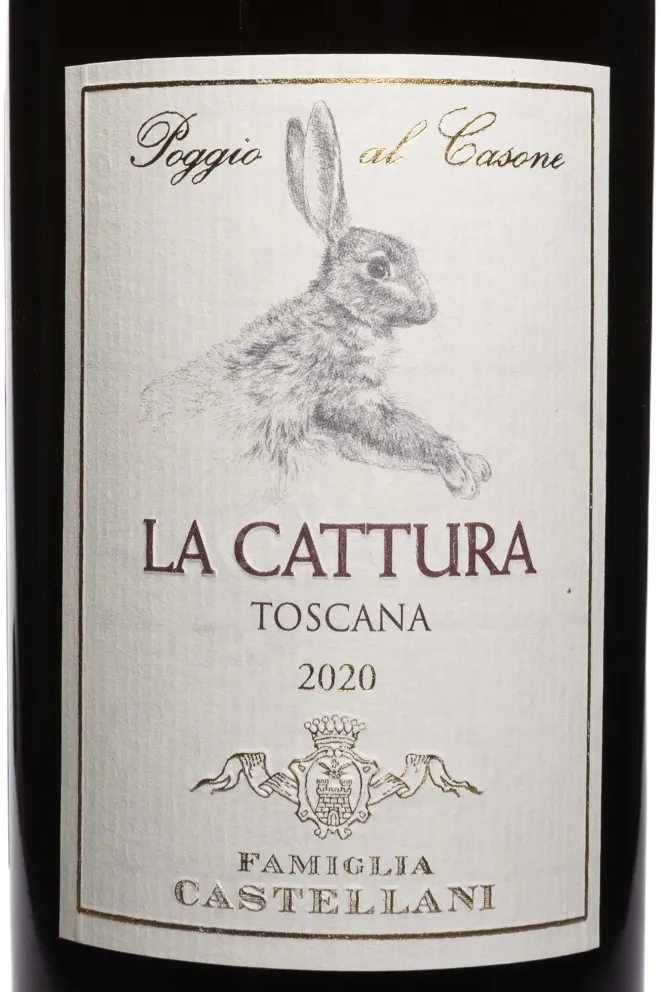 Этикетка Poggio al Casone La Cattura Toscana IGT 2020 0.75 л