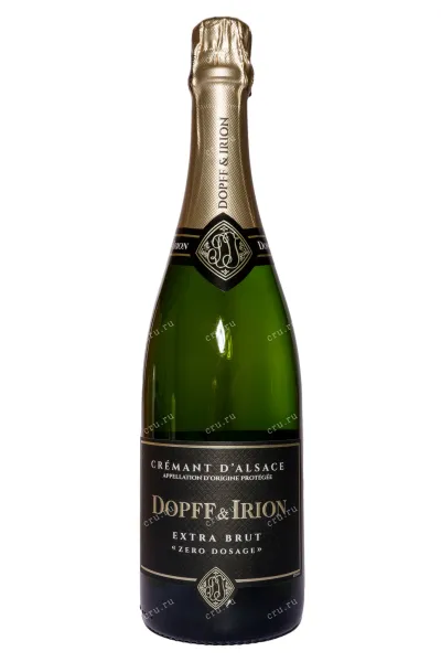 Игристое вино Dopff & Irion Cremant d'Alsace AOC Extra Brut Zero Dosage 2019 0.75 л