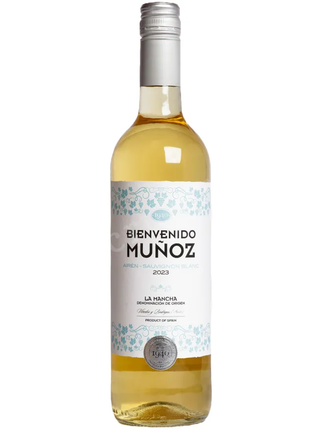 Вино Bienvenido Munoz Airen-Sauvignon Blanc La Mancha DO 2023 0.75 л