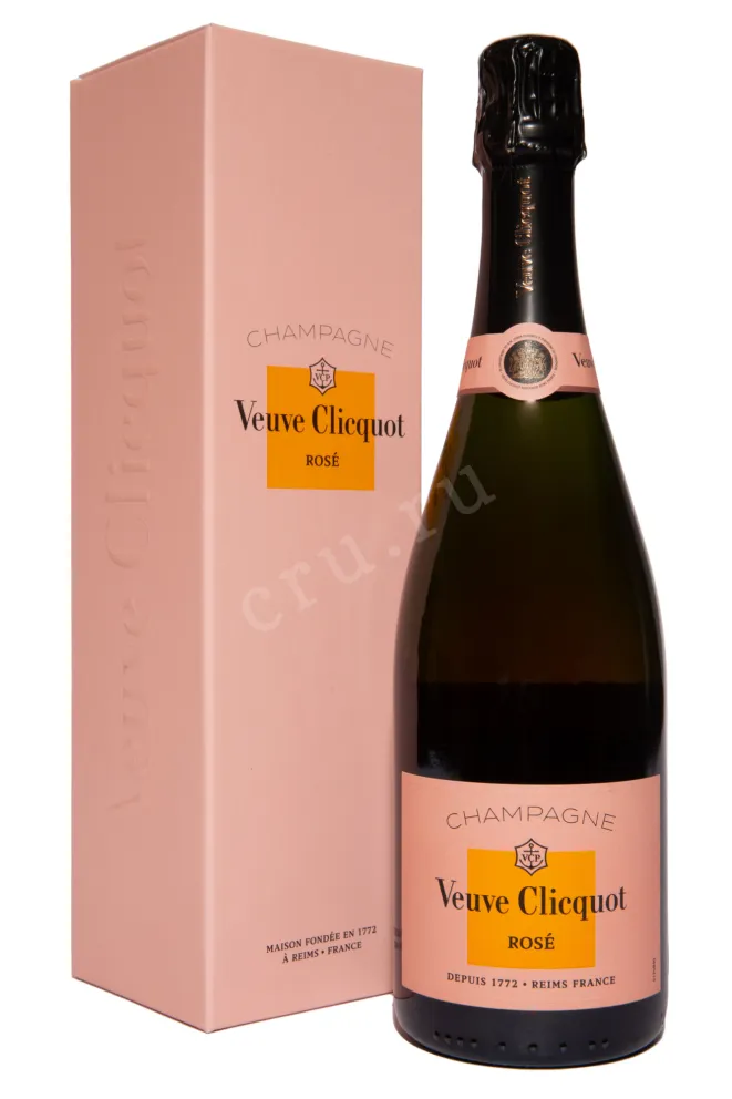 Шампанское Veuve Clicquot Ponsardin Brut Rose in gift box 2020 0.75 л