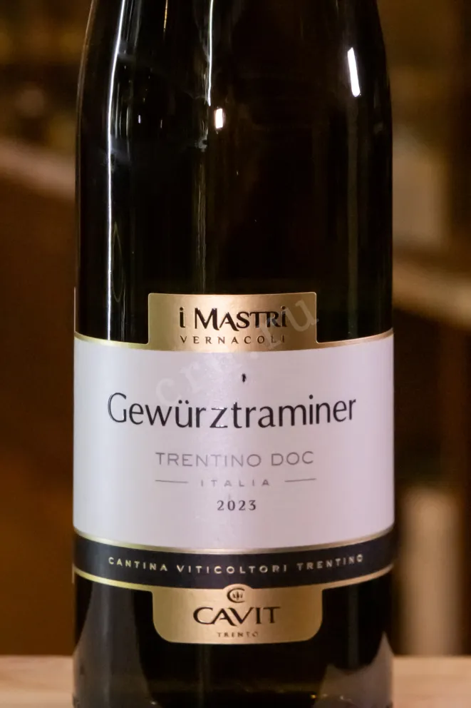 В магазине Крю Профи Mastri Vernacoli Gewurztraminer Trentino DOC 2023 0.75 л