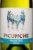 Этикетка Picunche Moscatel Valle Del Itata 2022 0.75 л