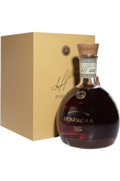 Коньяк Дробязко В.М. ОС 35 лет в подарочной упаковке  0.7 л
