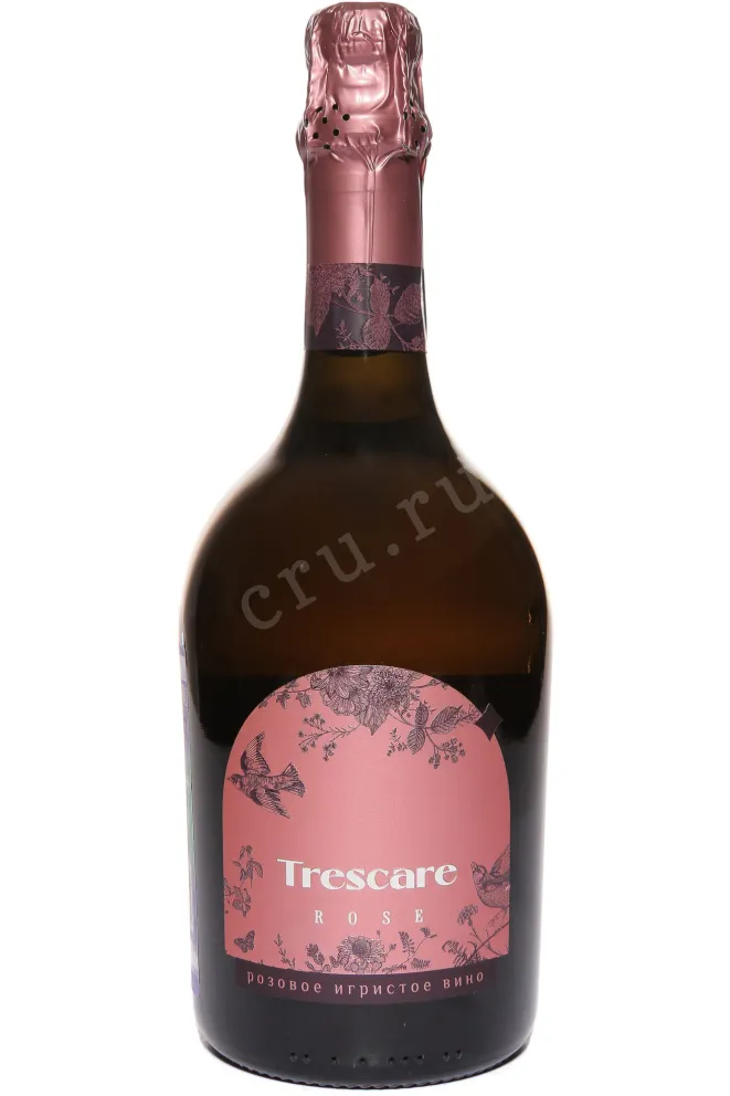 Игристое вино Трескаре Розе Брют 2024 0.75 л