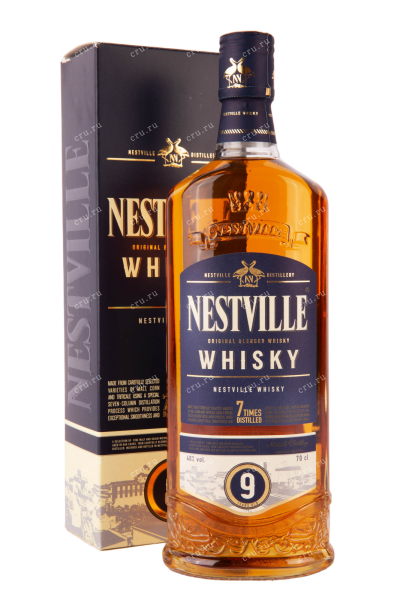 Виски Nestville 9 years with gift box  0.7 л