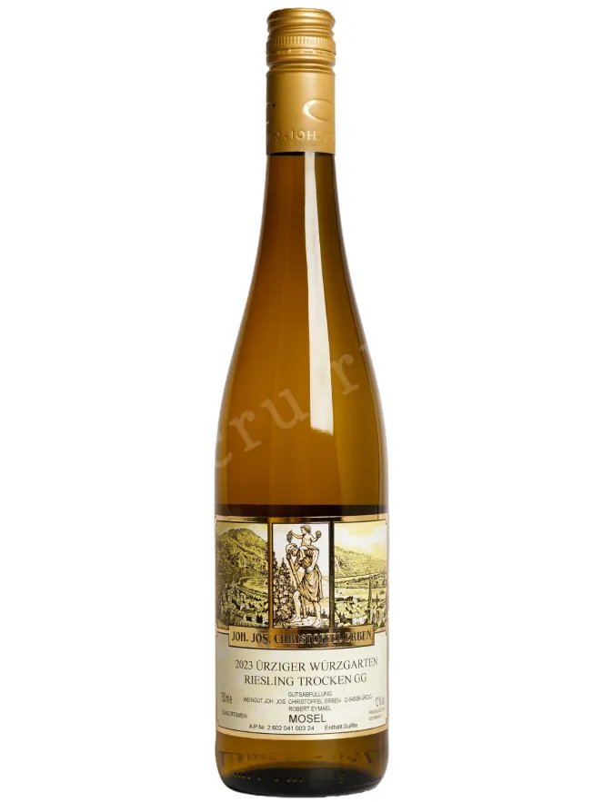 Вино Joh. Jos. Christoffel Erben Urziger Wurzgarten Riesling trocken GG 2023 0.75 л