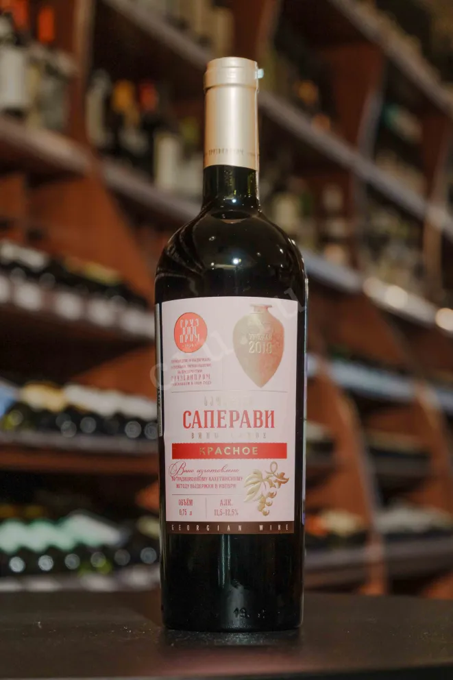 В магазине Крю Профи Gruzvinprom Saperavi Qvevri 2018 0.75 л