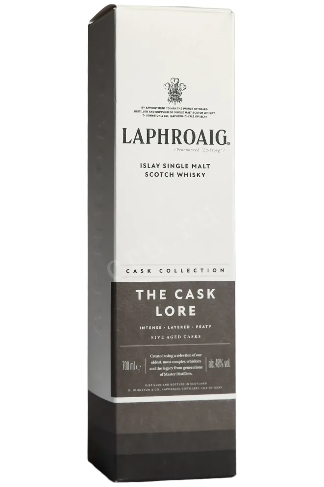 Подарочная коробка Laphroaig The Cask Lore in gift box 0.7 л