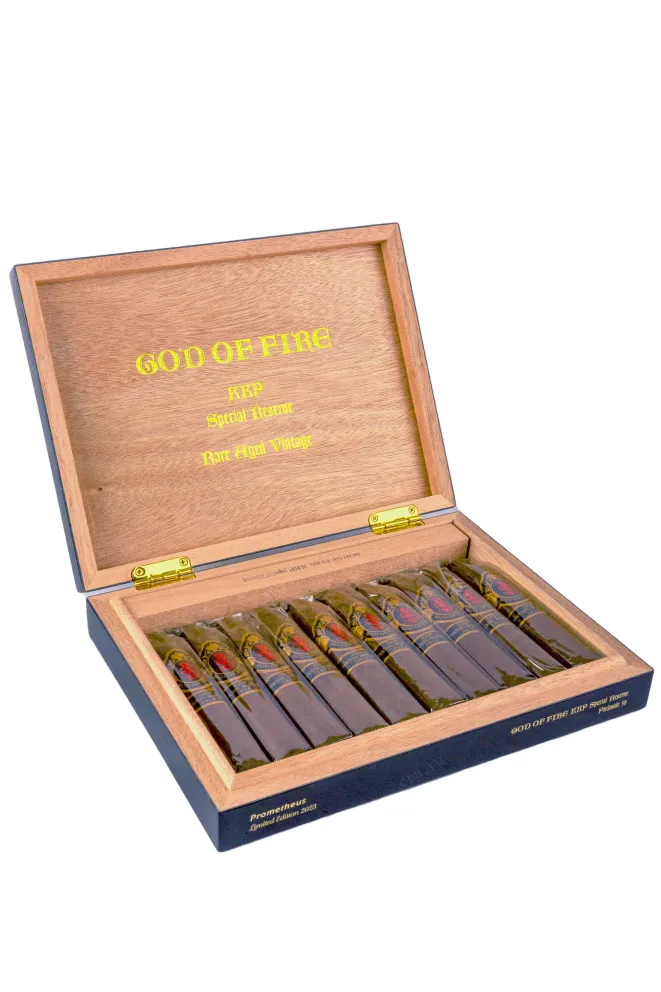 Коробка с сигарами God of Fire KKP Special Reserve Piramide 58 *10