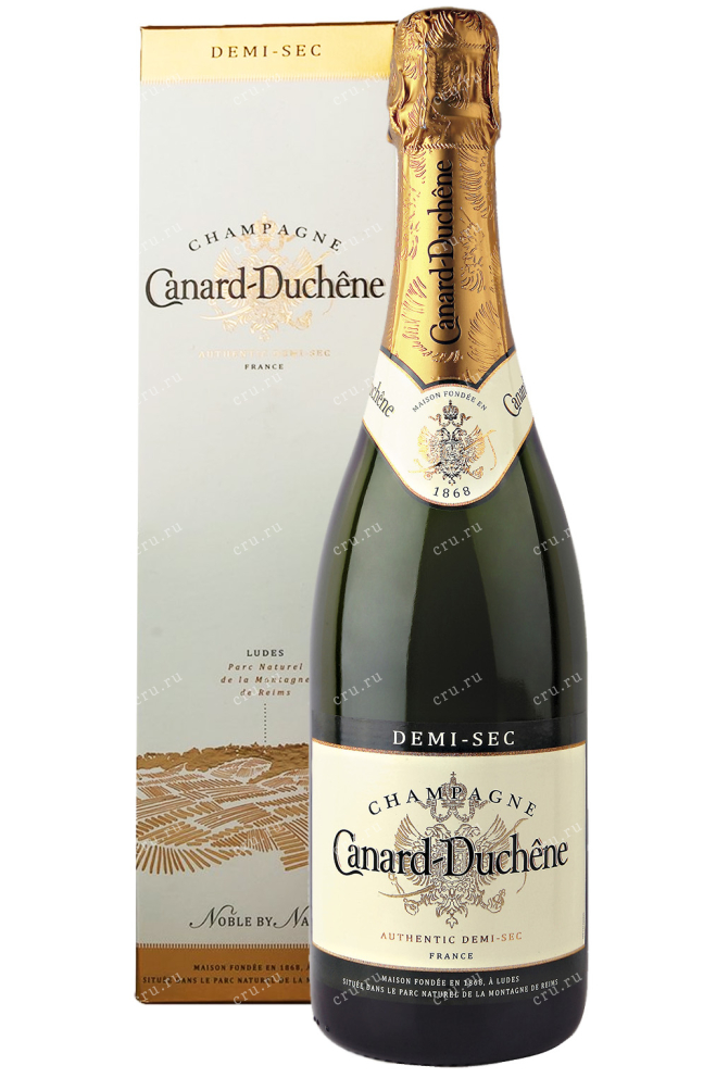 Шампанское Canard Duchene Demi Sec in gift box  0.75 л