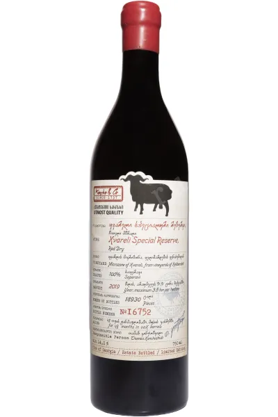 Вино Koncho & Co Kvareli Special Reserve 2016 0.75 л